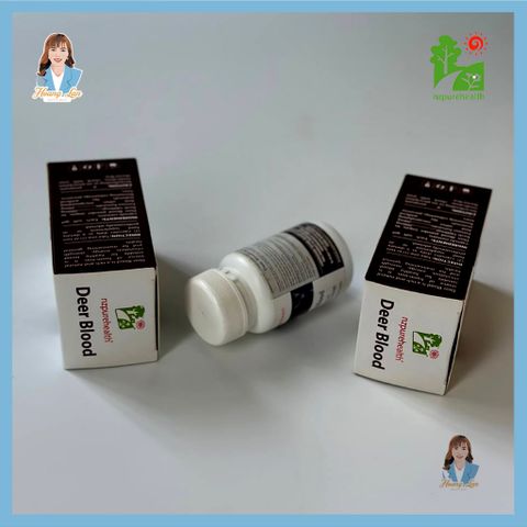 Viên uống máu hươu bổ máu, cấp sắt New Zealand NZ Pure Health Deer Blood 100 viên 739544
