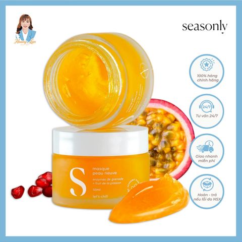 Mặt nạ tẩy tế bào chết Nhập khẩu Pháp Seasonly Masque Peau Neuve (Peeling Mask Hũ) 50ml