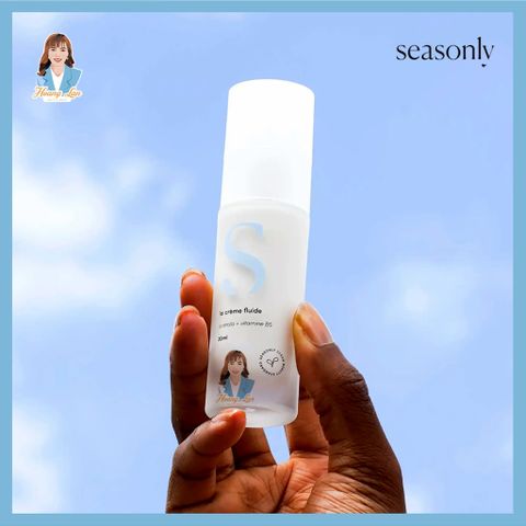 Kem dưỡng ẩm làm sáng da cho da khô Pháp Seasonly La Crème Fluide (The Light Cream) 30ml