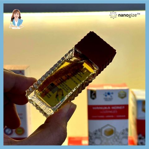 Dầu gió Nhân Sâm Mỹ nắp đỏ Nanogize Essential Oil American Ginseng 21ml - Phiên bản giới hạn