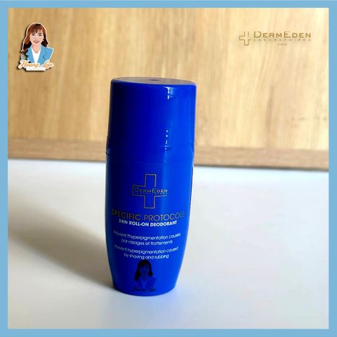 Lăn khử mùi, ngăn tiết mồ hôi Pháp DermEden Specific Protocole Roll On 24H Deodorant 50ml
