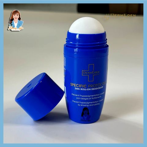Lăn khử mùi, ngăn tiết mồ hôi Pháp DermEden Specific Protocole Roll On 24H Deodorant 50ml