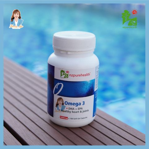 Viên uống dầu cá omega 3 New Zealand NZ Pure Health Omega 3 (100 viên)