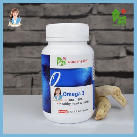 Viên uống dầu cá omega 3 New Zealand NZ Pure Health Omega 3 (100 viên)