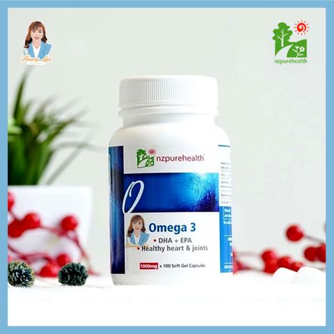 Viên uống dầu cá omega 3 New Zealand NZ Pure Health Omega 3 (100 viên)