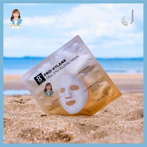 Mặt nạ trẻ hóa, săn chắc da New Zealand Jema Rose 8+ Minute Pro-Xylane Cell Energizing Mask 5 miếng