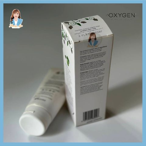 Sữa rửa mặt cho da dầu mụn, da nhạy cảm New Zealand OXYGEN 2 in 1 Cleanser 200ml