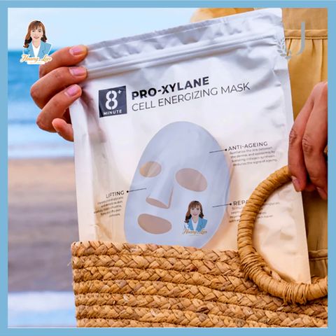Mặt nạ trẻ hóa, săn chắc da New Zealand Jema Rose 8+ Minute Pro-Xylane Cell Energizing Mask 5 miếng