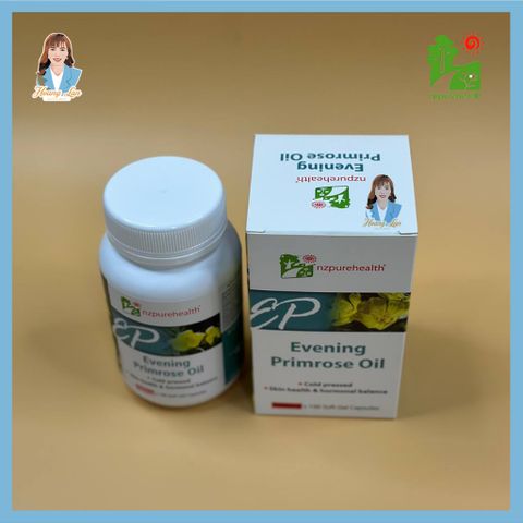 Combo Viên uống hoa anh thảo & HGD New Zealand Evening Primrose Oil & Seed Oil 60 viên/ 100 viên
