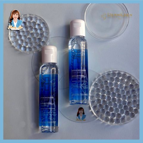 Nước hoa hồng làm sạch sâu 2 trong 1 Pháp DermEden HA-Like Micellar Toner 200ml 739554