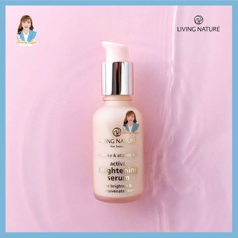 Serum dưỡng trắng da, đều màu da New Zealand Living Nature Active Brightening Serum 30ml