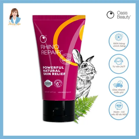 Kem dưỡng phục hồi da New Zealand Oasis Beauty Rhino Repair Skin Healing Cream 50ml