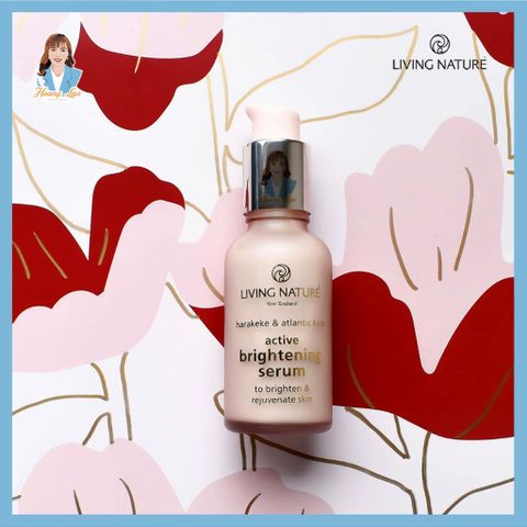 Serum dưỡng trắng da, đều màu da New Zealand Living Nature Active Brightening Serum 30ml