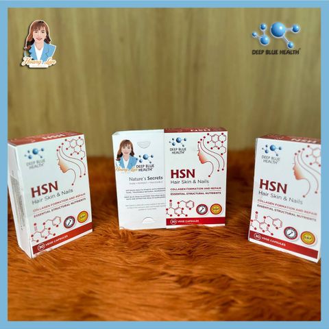 Viên uống ngăn rụng tóc, dưỡng móng New Zealand Deep Blue Health HSN Hair Skin & Nails 30 viên