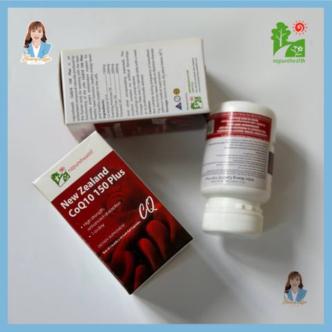 Viên uống hỗ trợ tim mạch, điều hòa huyết áp New Zealand Nz Pure Health CoQ10 150 Plus 30 viên