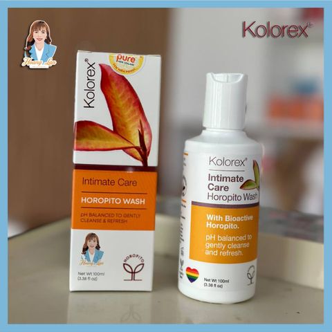Dung dịch vệ sinh phụ nữ, nước rửa phụ khoa New Zealand Kolorex Intimate Care Horopito Wash 100ml