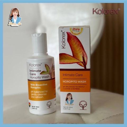 Dung dịch vệ sinh phụ nữ, nước rửa phụ khoa New Zealand Kolorex Intimate Care Horopito Wash 100ml