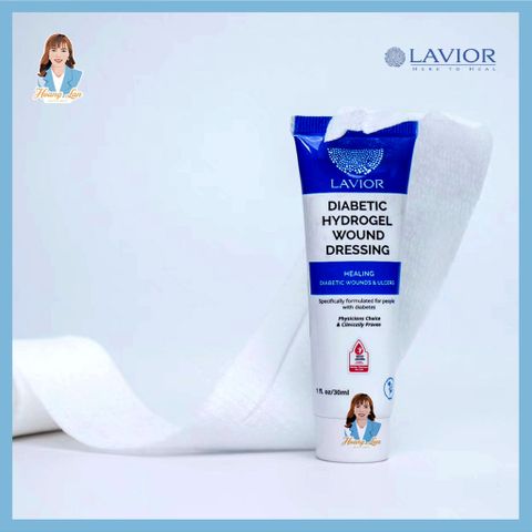 Gel băng vết thương hở do tiểu đường Mỹ Lavior Diabetic Hydrogel Wound Dressing 30ml 739575