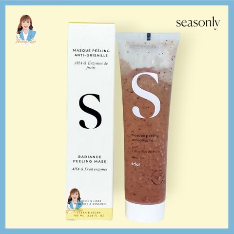 Mặt nạ tẩy tế bào chết Pháp Seasonly Masque Peeling Anti-Grisaille (Radiance Peeling Mask) Tuýp 100ml