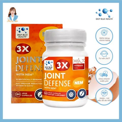 Viên uống bổ khớp, giảm nhức xương khớp New Zealand Deep Blue Health 3x Joint Defense 60 viên