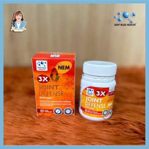 Viên uống bổ khớp, giảm nhức xương khớp New Zealand Deep Blue Health 3x Joint Defense 60 viên