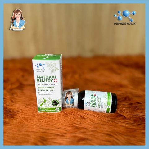 Siro giảm ho, tiêu đờm đau rát họng New Zealand Deep Blue Health Natural Remedy 50ml