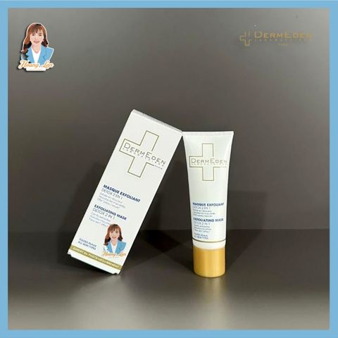 Mặt nạ tẩy tế bào chết Detox 2 trong 1 Pháp DermEden Detox 2 In 1 Exfoliating Mask 50ml 739578