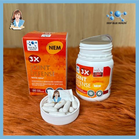 Viên uống bổ khớp, giảm nhức xương khớp New Zealand Deep Blue Health 3x Joint Defense 60 viên