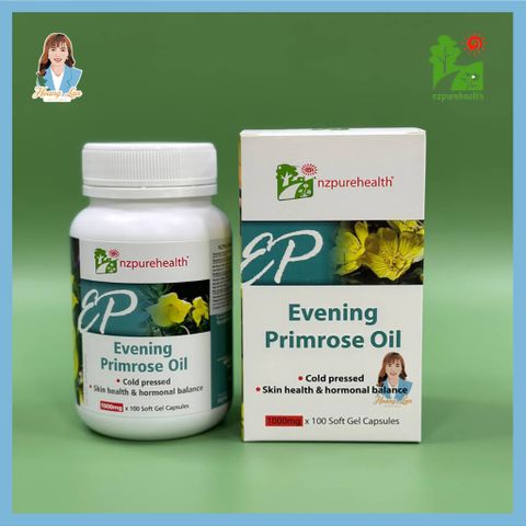 Viên uống dầu hoa anh thảo New Zealand Nz Pure Health Evening Primrose Oil 100 viên