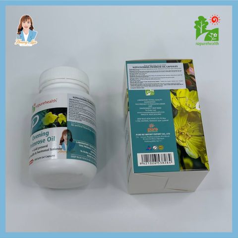Viên uống dầu hoa anh thảo New Zealand Nz Pure Health Evening Primrose Oil 100 viên