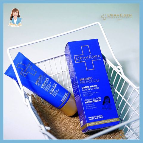 Kem dưỡng da tay Pháp DermEden Specific Protocole Global Action Hand Cream 50ml