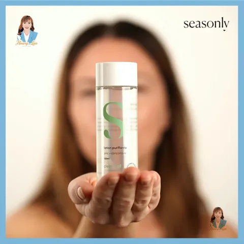 Lotion nước hoa hồng dưỡng da thanh lọc Pháp Seasonly Lotion Purifiante (Purifying Lotion) 100ml