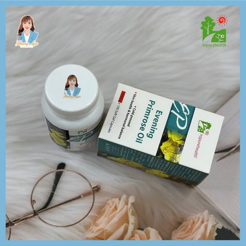 Viên uống dầu hoa anh thảo New Zealand Nz Pure Health Evening Primrose Oil 100 viên