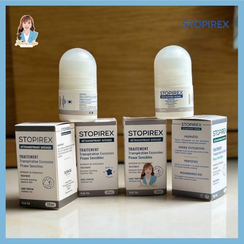 Lăn khử mùi, ngăn tiết mồ hôi Stopirex Détranspirant Intensif 30ml - hiệu quả 72h sau 1 liệu trình