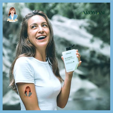 Sữa tắm, gội và rửa mặt 3 trong 1 Đài Loan AROMASE 5α Juniper Head-To-Toe Shampoo & Body Wash 260ml