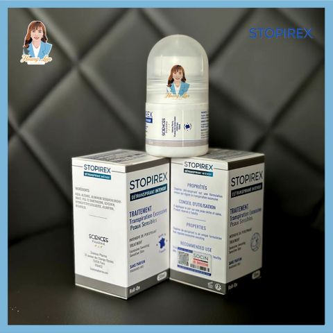 Lăn khử mùi, ngăn tiết mồ hôi Stopirex Détranspirant Intensif 30ml - hiệu quả 72h sau 1 liệu trình