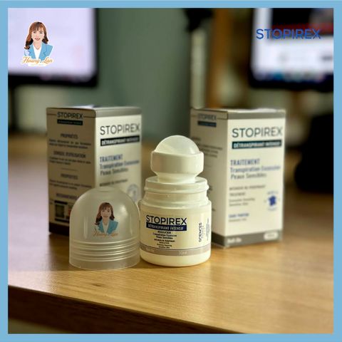 Lăn khử mùi, ngăn tiết mồ hôi Stopirex Détranspirant Intensif 30ml - hiệu quả 72h sau 1 liệu trình
