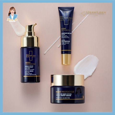 Kem dưỡng sáng da ban đêm Pháp DermEden Night Protocole Intense Night Cream 50ml 739602