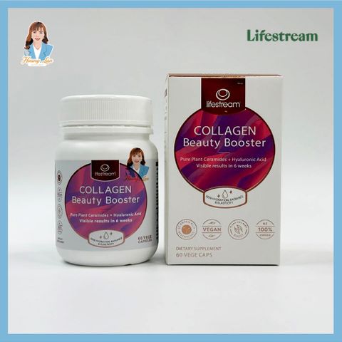 Viên uống bổ sung collagen New Zealand Lifestream Collagen Beauty Booster 60 viên 739607