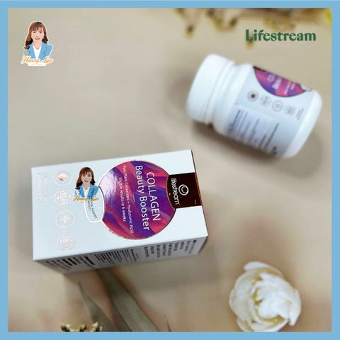 Viên uống bổ sung collagen New Zealand Lifestream Collagen Beauty Booster 60 viên 739607
