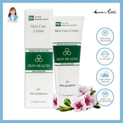 Kem mật ong manuka 16+ giảm dị ứng, chàm da New Zealand Madeleine Ritchie Skin Health 80ml