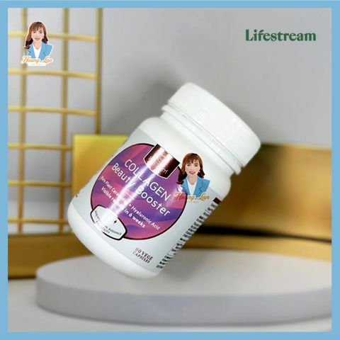 Viên uống bổ sung collagen New Zealand Lifestream Collagen Beauty Booster 60 viên 739607