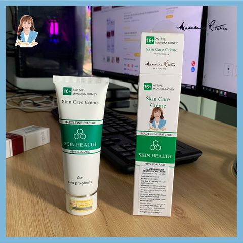 Kem mật ong manuka 16+ giảm dị ứng, chàm da New Zealand Madeleine Ritchie Skin Health 80ml