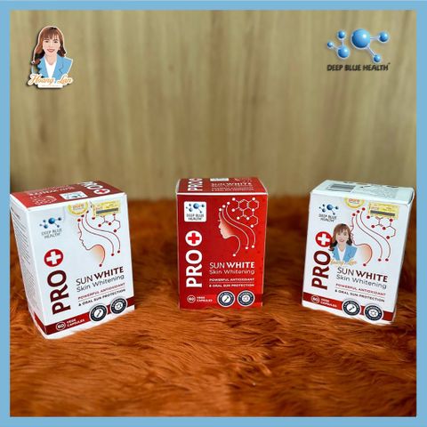 Viên uống chống nắng, trắng da New Zealand Deep Blue Health Pro+ SunWhite Skin Whitening 60 viên