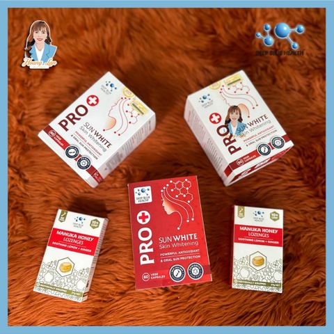 Viên uống chống nắng, trắng da New Zealand Deep Blue Health Pro+ SunWhite Skin Whitening 60 viên