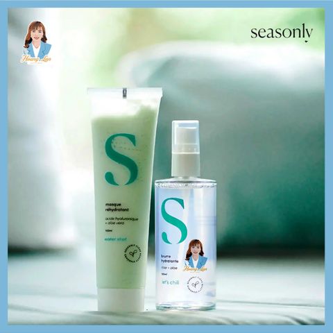 Xịt khoáng dưỡng ẩm nha đam Pháp Seasonly Brume Hydratante (Moisturizing Mist) 100ml