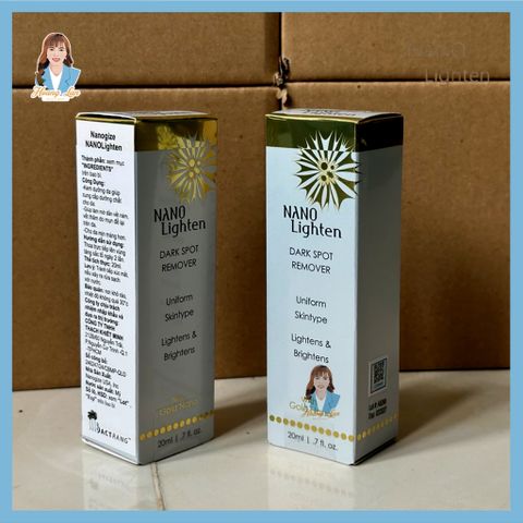 Serum loại bỏ nám da, tàn nhang Nhập khẩu Mỹ Nano Lighten Dark Spot Remover 20ml