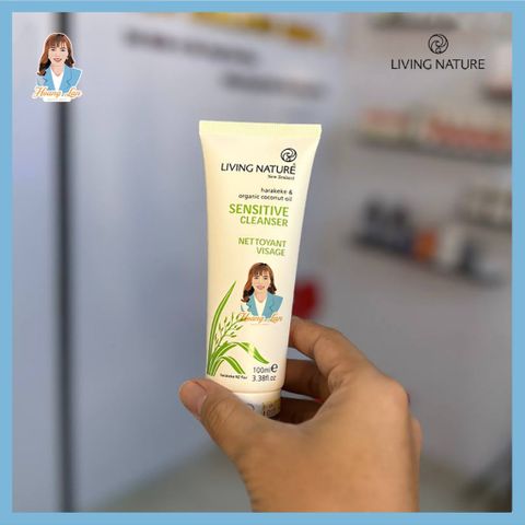 Sữa rửa mặt cho da nhạy cảm New Zealand Living Nature Sensitive Cleanser 100ml 739635
