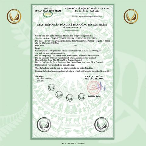 Viên uống tế bào gốc nhau thai cừu New Zealand Age No More Ovine/ Sheep Placenta 25.000MG 30 viên 739637