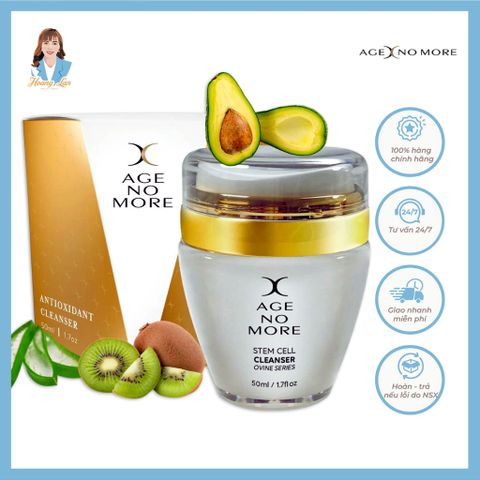 Sữa rửa mặt tế bào gốc nhau thai cừu New Zealand Age No More Stem Cell Cleanser 50ml 739638